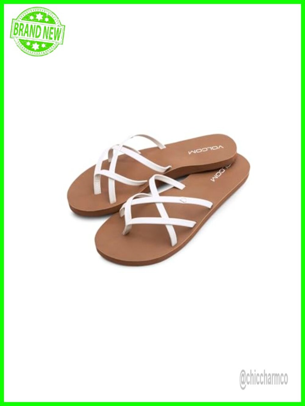 Women's Criss Cross Strap Flip Flop Sandals With Arch Support